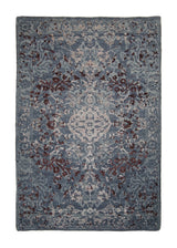 A29644 Oriental Rug Indian Handmade Area Modern 2'0'' x 3'0'' -2x3- Gray Purple Floral Design