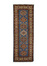 A30050 Oriental Rug Pakistani Handmade Runner Transitional Tribal 2'1'' x 5'8'' -2x6- Blue Kazak Geometric Design.jpg