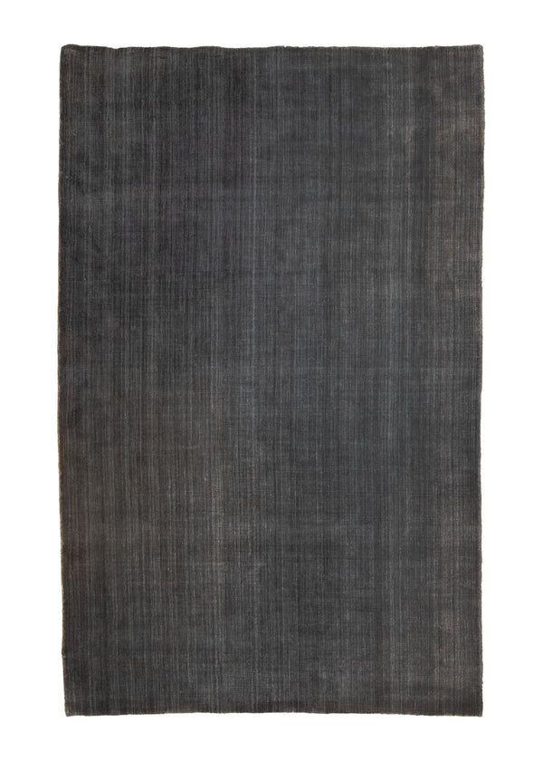 A30191 Oriental Rug Indian Handmade Area Modern 5'8'' x 9'0'' -6x9- Blue Plain Design.jpg