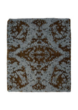 A30339 Oriental Rug Indian Handmade Area Modern 1'6'' x 1'6'' -2x2- Orange Splatter Abstract Design