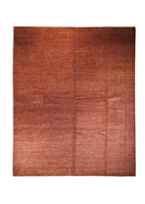 A30497 Oriental Rug Pakistani Handmade Area Transitional 8'1'' x 10'0'' -8x10- Red Stripes Geometric Design