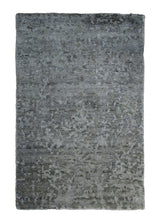 A30628 Oriental Rug Indian Handmade Area Modern 2'0'' x 3'0'' -2x3- Brown Whites Beige Splatter Abstract Design