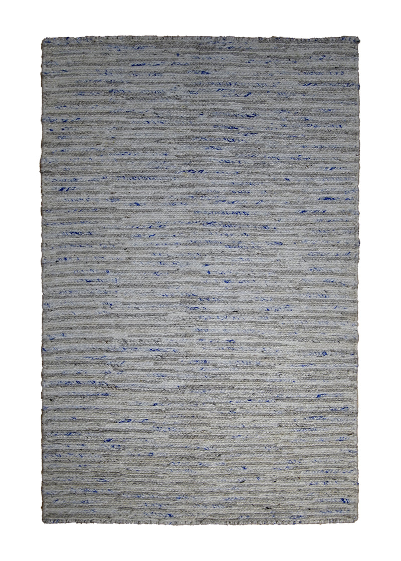 A30641 Oriental Rug Indian Handmade Area Modern 2'0'' x 3'0'' -2x3- Whites Beige Stripes Design