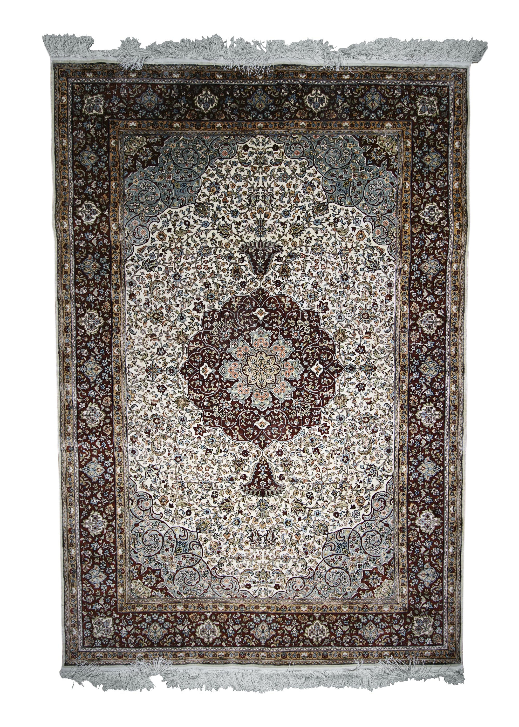 Oriental Rug Chinese Handmade Area Traditional 4'1