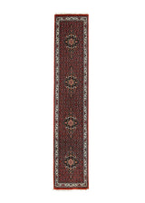 A30784 Persian Rug Bijar Handmade Runner Traditional 2'0'' x 9'3'' -2x9- Red Geometric Herati Design.jpg