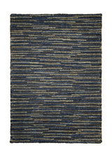 A30852 Oriental Rug Indian Handmade Area Modern 2'0'' x 3'0'' -2x3- Blue Gray Stripes Design