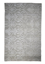 A31088 Oriental Rug Indian Handmade Area Neutral 2'10'' x 4'5'' -3x4- Whites Beige Floral Design