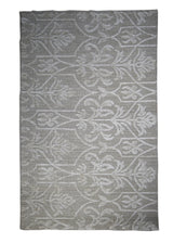 A31089 Oriental Rug Indian Handmade Area Neutral 2'10'' x 4'5'' -3x4- Whites Beige Floral Design
