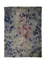 A31164 Oriental Rug Indian Handmade Area Modern 2'0'' x 3'0'' -2x3- Purple Gray Splatter Abstract Design