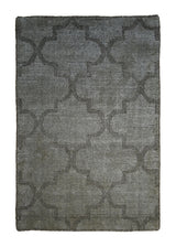 A31376 Oriental Rug Indian Handmade Area Transitional Neutral 2'0'' x 3'0'' -2x3- Brown Geometric Design