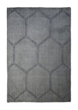 A31378 Oriental Rug Indian Handmade Area Transitional Neutral 2'0'' x 3'0'' -2x3- Gray Geometric Design
