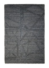 A31389 Oriental Rug Indian Handmade Area Modern Neutral 2'0'' x 3'0'' -2x3- Gray Whites Beige Crackle High Low Pile Design