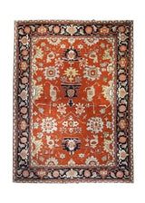 A31488 Oriental Rug Pakistani Handmade Area Transitional Tribal 10'1'' x 13'9'' -10x14- Red Serapi Geometric Design