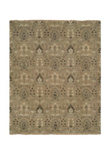 A31530 Oriental Rug Indian Handmade Area Transitional Neutral 4'0'' x 5'11'' -4x6- Whites Beige Geometric Design.jpg