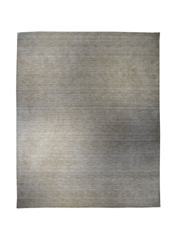 A31838 Oriental Rug Indian Handmade Area Modern 7'12'' x 10'0'' -8x10- Whites Beige Abstract Design