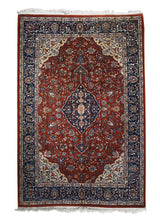 A32106 Oriental Rug Chinese Handmade Area Traditional 4'0'' x 6'0'' -4x6- Red Kashan Floral Design
