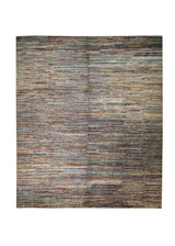 A32192 Oriental Rug Pakistani Handmade Area Transitional Tribal 8'1'' x 9'5'' -8x9- Multi-color Red Gabbeh Geometric Design