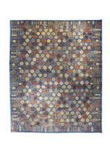 A32430 Oriental Rug Pakistani Handmade Area Transitional 12'0'' x 14'9'' -12x15- Blue Yellow Gold Ariana Floral Design