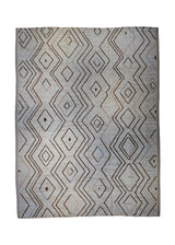 A32536 Oriental Rug Pakistani Handmade Area Tribal Neutral 10'3'' x 13'8'' -10x14- Whites Beige Brown Geometric Moroccan Design