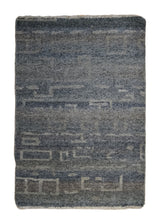 A32947 Oriental Rug Indian Handmade Area Modern Neutral 2'0'' x 3'0'' -2x3- Gray Geometric Design