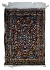 A33003 Oriental Rug Kashmiri Handmade Area Traditional 2'1'' x 3'1'' -2x3- Red Blue Floral Design
