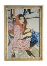 A33063 Persian Rug Tabriz Handmade Area Traditional 2'3'' x 3'0'' -2x3- Multi-color Pictorial Design