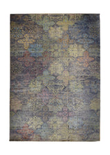 A33091 Oriental Rug Pakistani Handmade Area Modern 10'2'' x 13'11'' -10x14- Gray Yellow Gold Ariana Erased Abstract Design