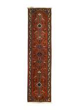 A33307 Persian Rug Abadeh Handmade Runner Tribal 2'5'' x 9'7'' -2x10- Red Geometric Animals Design.jpg