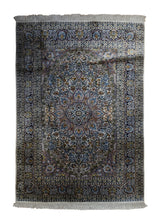 A33323 Oriental Rug Kashmiri Handmade Area Traditional 3'11'' x 6'1'' -4x6- Whites Beige Blue Pink Floral Design