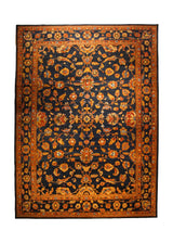 A33376 Oriental Rug Pakistani Handmade Area Transitional 11'2'' x 15'10'' -11x16- Blue Red Ariana Floral Design