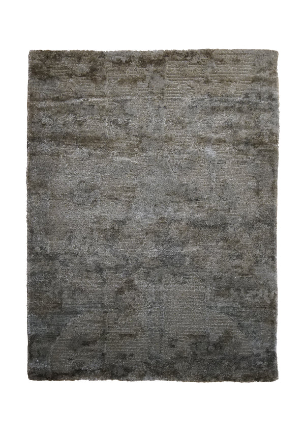 A33442 Oriental Rug Indian Handmade Area Modern 2'0'' x 3'0'' -2x3- Gray Splatter Abstract Design
