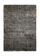 A33443 Oriental Rug Indian Handmade Area Modern 2'0'' x 3'0'' -2x3- Brown Gray Splatter Abstract Design