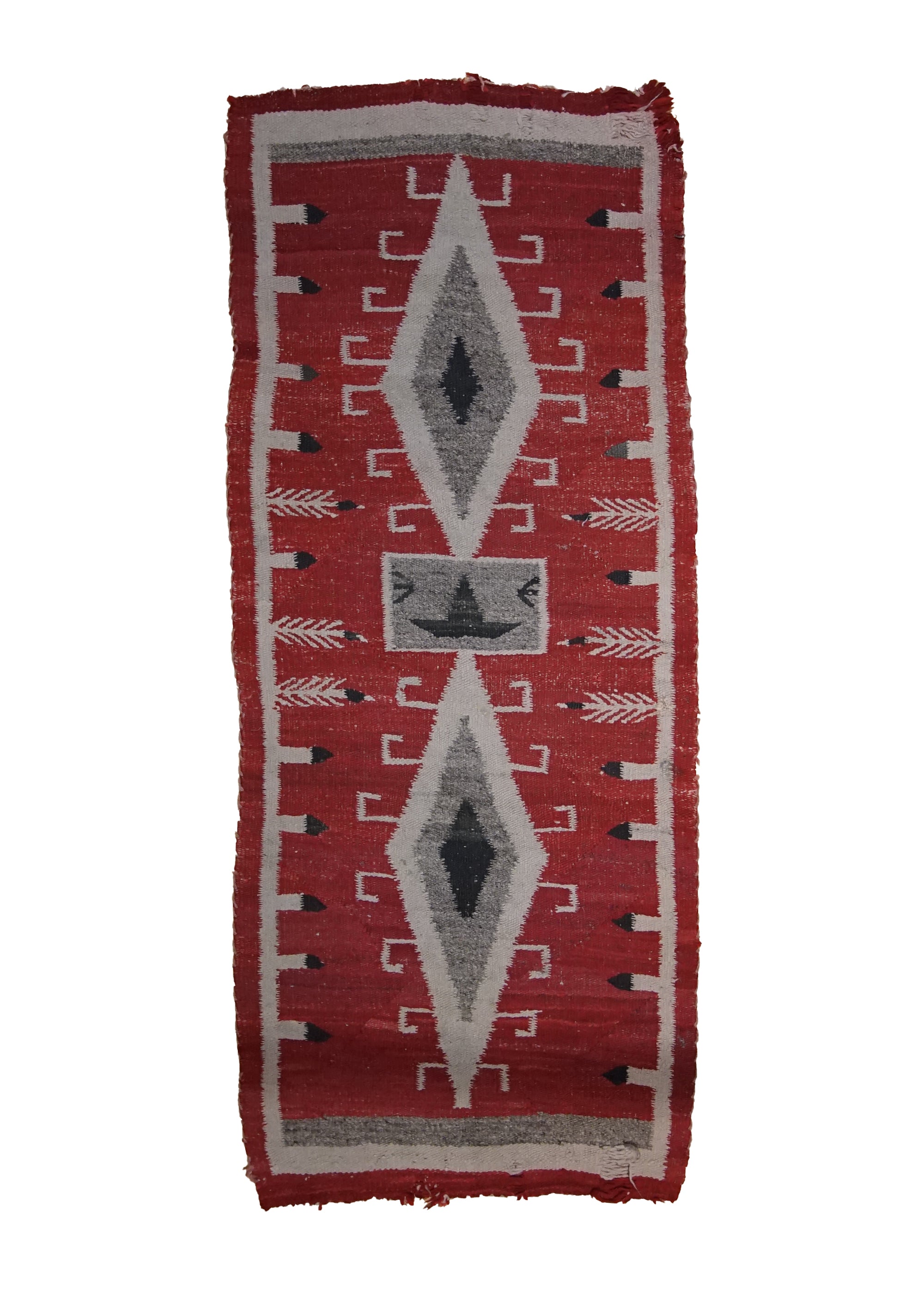 Native American Rug Navajo Handmade Area Antique 2'0