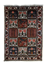 A33518 Persian Rug Bakhtiari Handmade Area Tribal 3'5'' x 5'0'' -3x5- Multi-color Whites Beige Red Garden Design