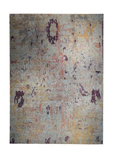 A33595 Oriental Rug Pakistani Handmade Area Modern 9'1'' x 11'10'' -9x12- Gray Purple Abstract Splatter Design