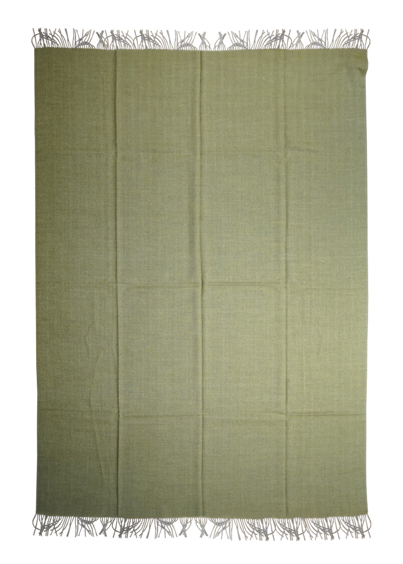 A33709 Native American Rug Peru Handmade Area Modern 4'2'' x 5'10'' -4x6- Yellow Gold Throw Plain Design