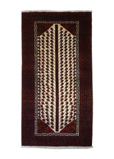 A33917 Persian Rug Baloch Handmade Area Tribal 3'3'' x 6'1'' -3x6- Red Tree of Life Design