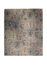 A34076 Oriental Rug Pakistani Handmade Area Transitional 11'6'' x 14'4'' -12x14- Gray Blue Tree of Life Design