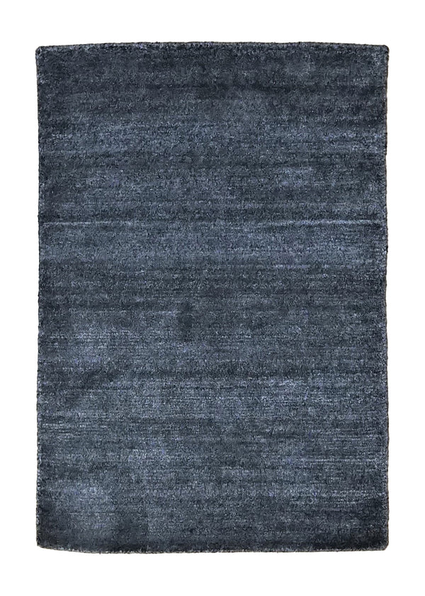 A34374 Oriental Rug Indian Handmade Area Modern 2'0'' x 3'0'' -2x3- Gray Solid Design