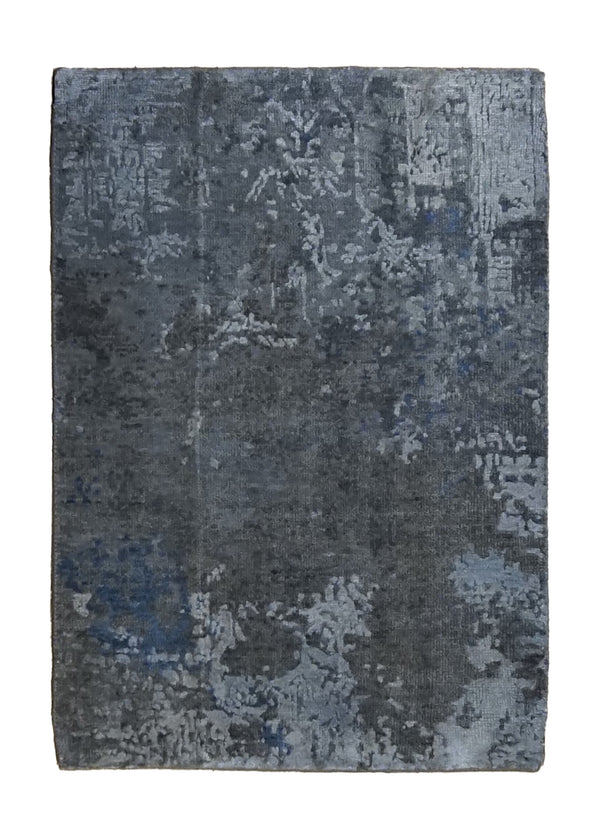 A34534 Oriental Rug Indian Handmade Area Modern Neutral 2'0'' x 2'10'' -2x3- Gray Abstract Splatter Design