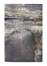 A34662 Oriental Rug Indian Handmade Area Modern 12'0'' x 18'4'' -12x18- Gray Abstract Splatter Design