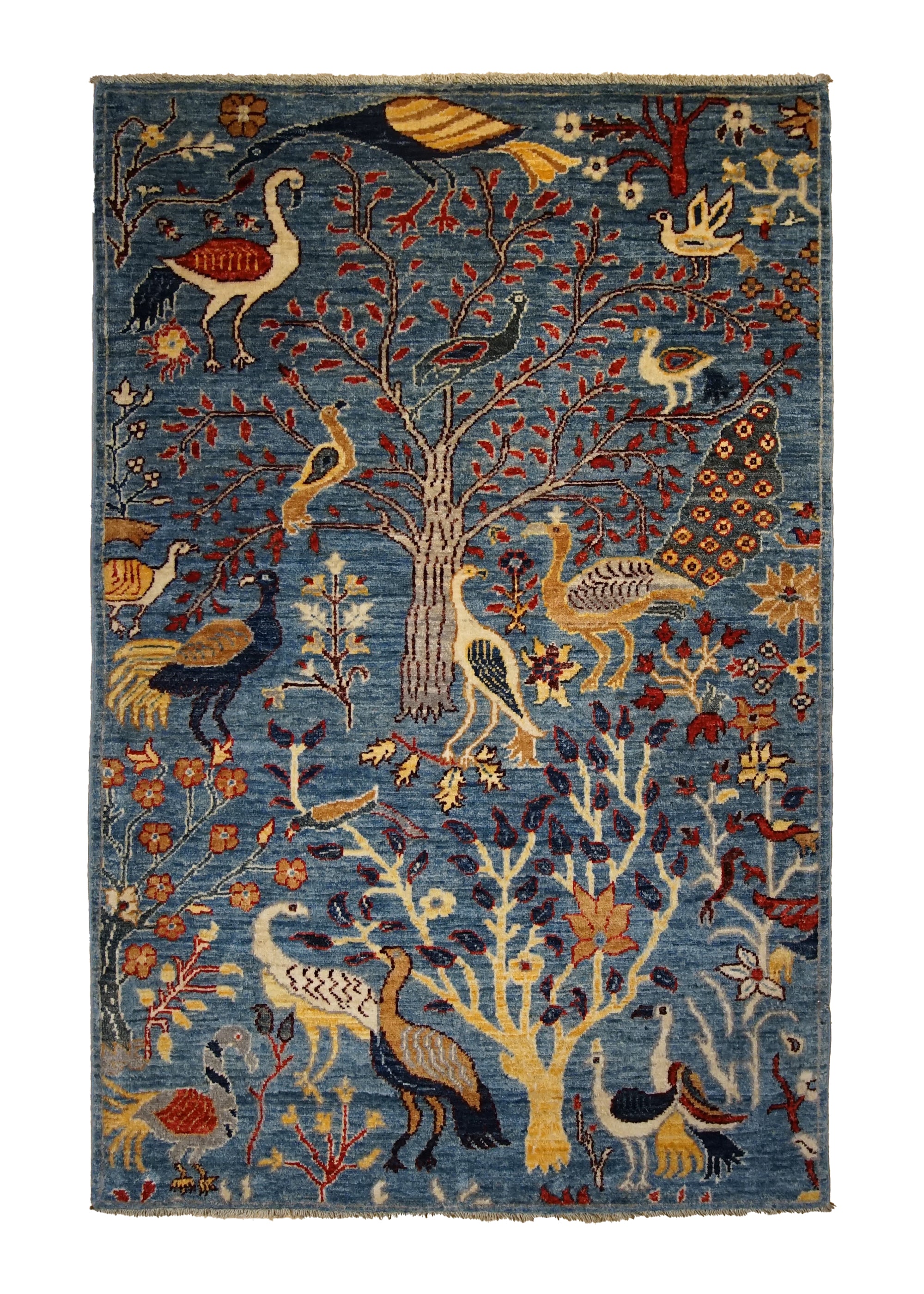 Oriental Rug Pakistani Handmade Area Transitional Tribal 3'2