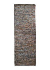 A34823 Oriental Rug Pakistani Handmade Runner Transitional 2'8'' x 7'10'' -3x8- Red Multi-color Stripes Gabbeh Design