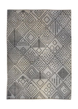 A34872 Oriental Rug Afghan Handmade Area Transitional 12'4'' x 17'4'' -12x17- Whites Beige Brown Geometric Moroccan Design