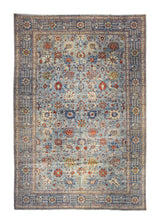A34947 Oriental Rug Pakistani Handmade Area Traditional Transitional 12'0'' x 18'3'' -12x18- Blue Floral Nooristan Design