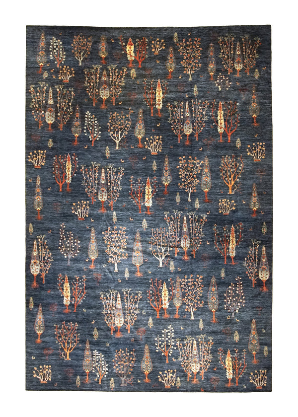 A35028 Oriental Rug Pakistani Handmade Area Transitional Tribal 12'2'' x 17'9'' -12x18- Blue Lori Tree of Life Gabbeh Design