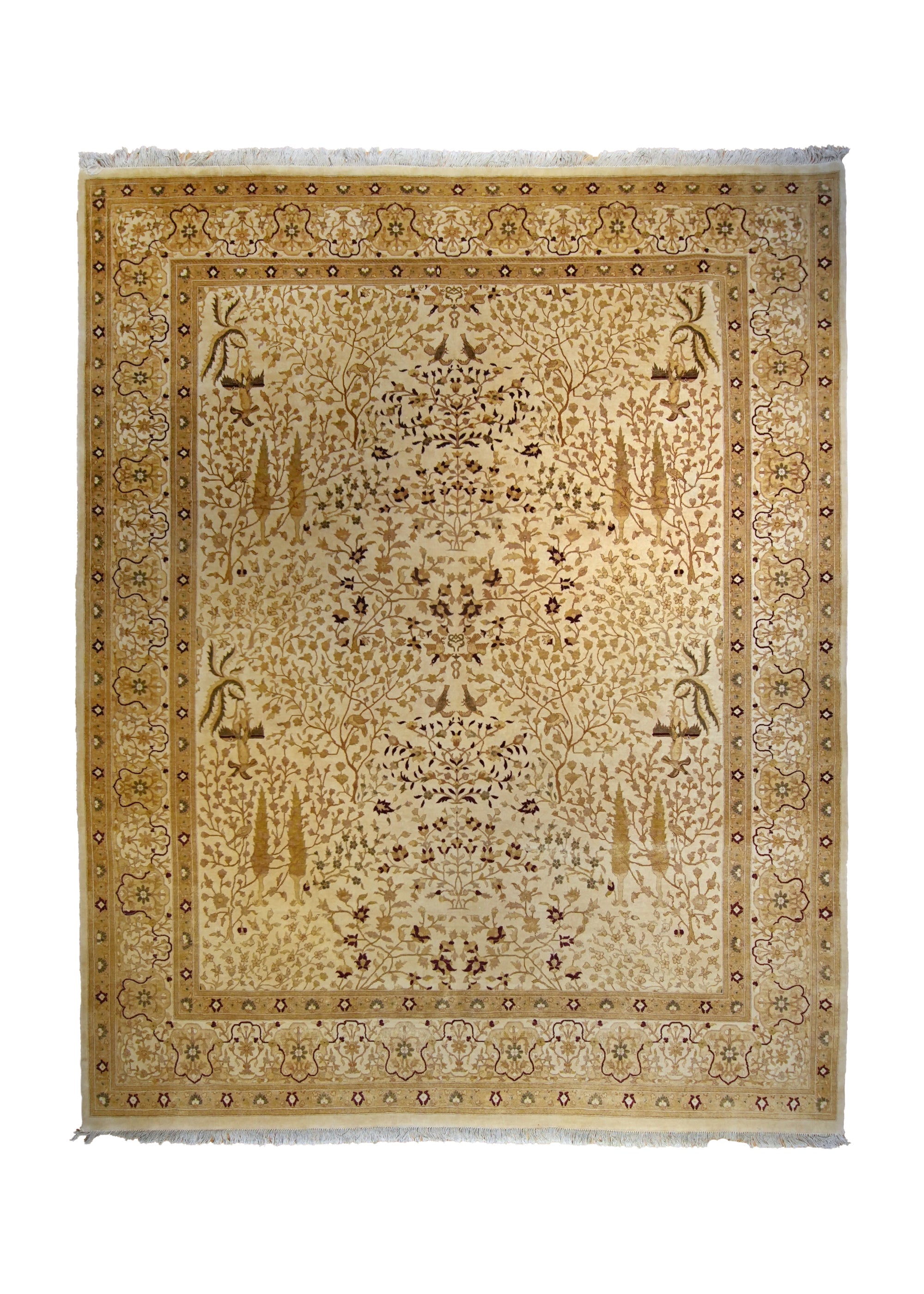 Oriental Rug Pakistani Handmade Area Transitional Neutral 8'2