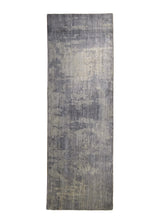 A35257 Oriental Rug Pakistani Handmade Runner Modern Neutral 3'5'' x 9'11'' -3x10- Gray Abstract Splatter Design