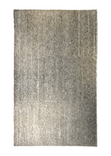 A35264 Oriental Rug Indian Handmade Runner Modern 5'7'' x 9'0'' -6x9- Whites Beige Brown Stripes Design