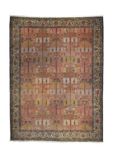 A35637 Persian Rug Bakhtiari Handmade Area Transitional Tribal 9'10'' x 12'11'' -10x13- Pink Tree of Life Design.jpg
